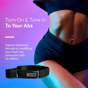 Ab-Ribbon by HYPOXiX Fitness, Abdominal Mirror Sensory Belt for Pilates Barre Yoga Breathography Technique Breathwork and Physical Therapy