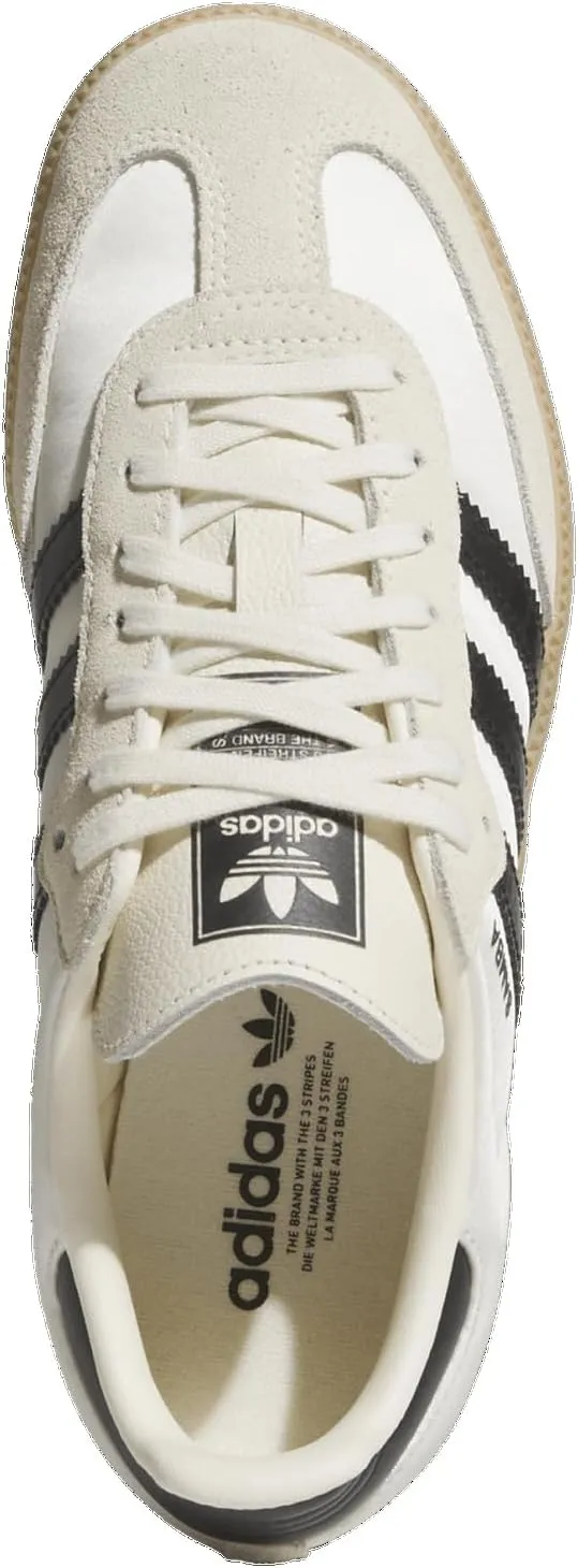 Adidas Originals Samba Satin - Girls' Grade School (JQ3644, Cream White/Gum/Core Black)