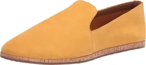 Aerosoles Women's Hempstead Loafer Flat, Dark Yellow Nubuck, Medium