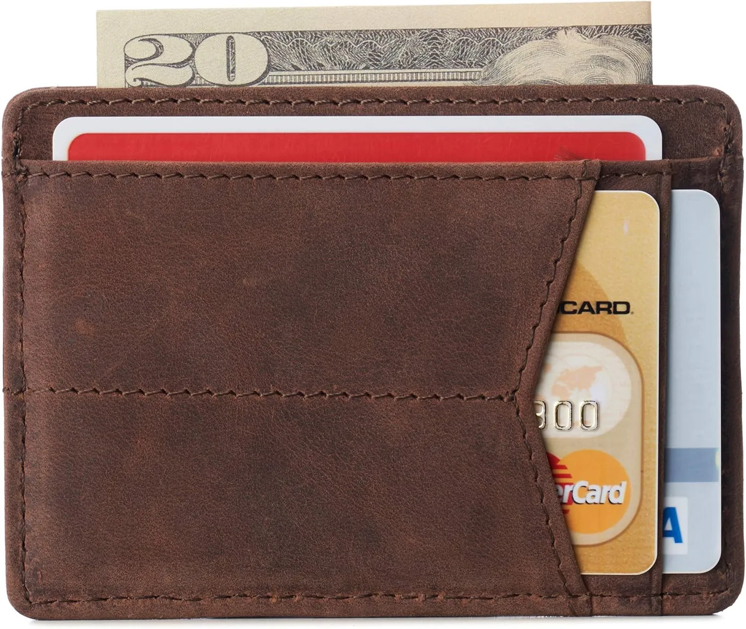 Alpine Swiss RFID Minimalist Oliver Front Pocket Wallet For Men Leather Comes in a Gift Box