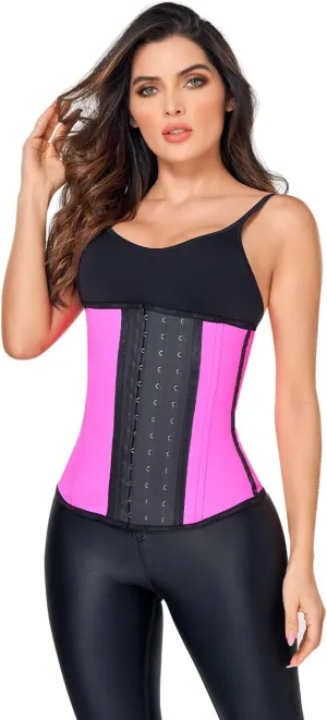 Ann Chery 2023 Corset Waist Trainer for Women | Colombian Latex Cincher | Adjustable 3 Hook Long Body Shaper for Sports Use