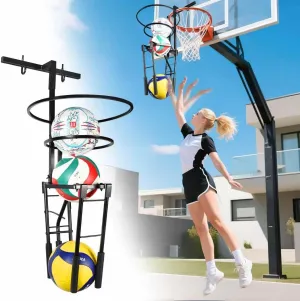Automatic Volleyball Training Equipment Aid, Heavy Duty Volleyball Spike Serve Trainer for 3-Ball Training, Height Adjustable Volleyball Rebounder Practice Passing Equipment(No Ball)