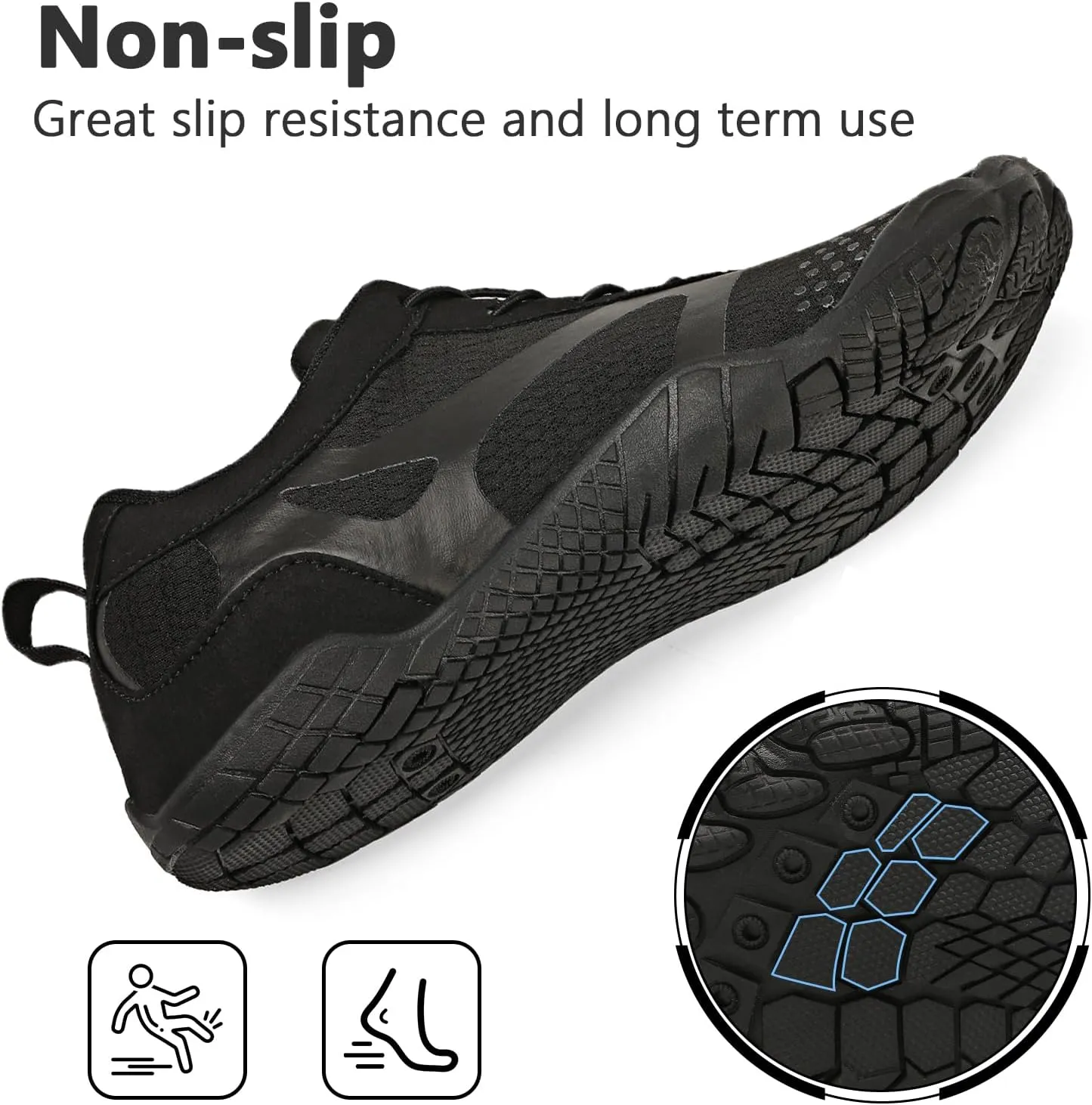 Barefoot Water Shoes Mens Womens Minimalist Cross Training Shoes with Wide Toe Box Athletic Zero Drop Trail Walking Hiking Running Sneakers