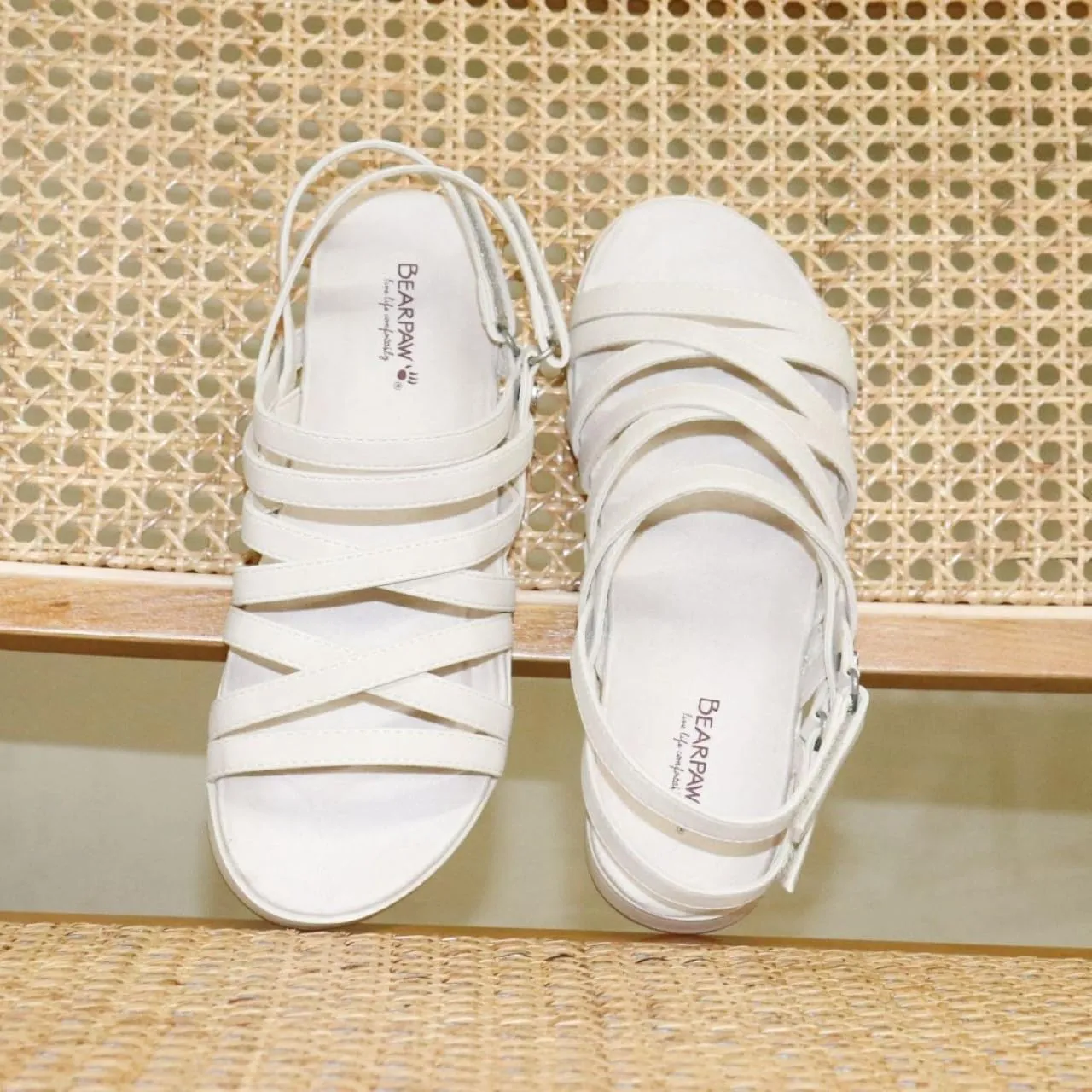 BEARPAW Women's Crete Sandal | Women's Sandal | Women's Shoe | Comfortable & Lightweight | Multiple Colors & Sizes