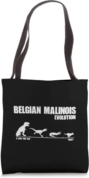 Belgian Malinois Evolution - Maligator Maliraptor Tote Bag