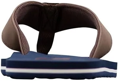 Ben Sherman Mens Crosswell Flip Flops Casual Sandals Casual - Blue, Brown