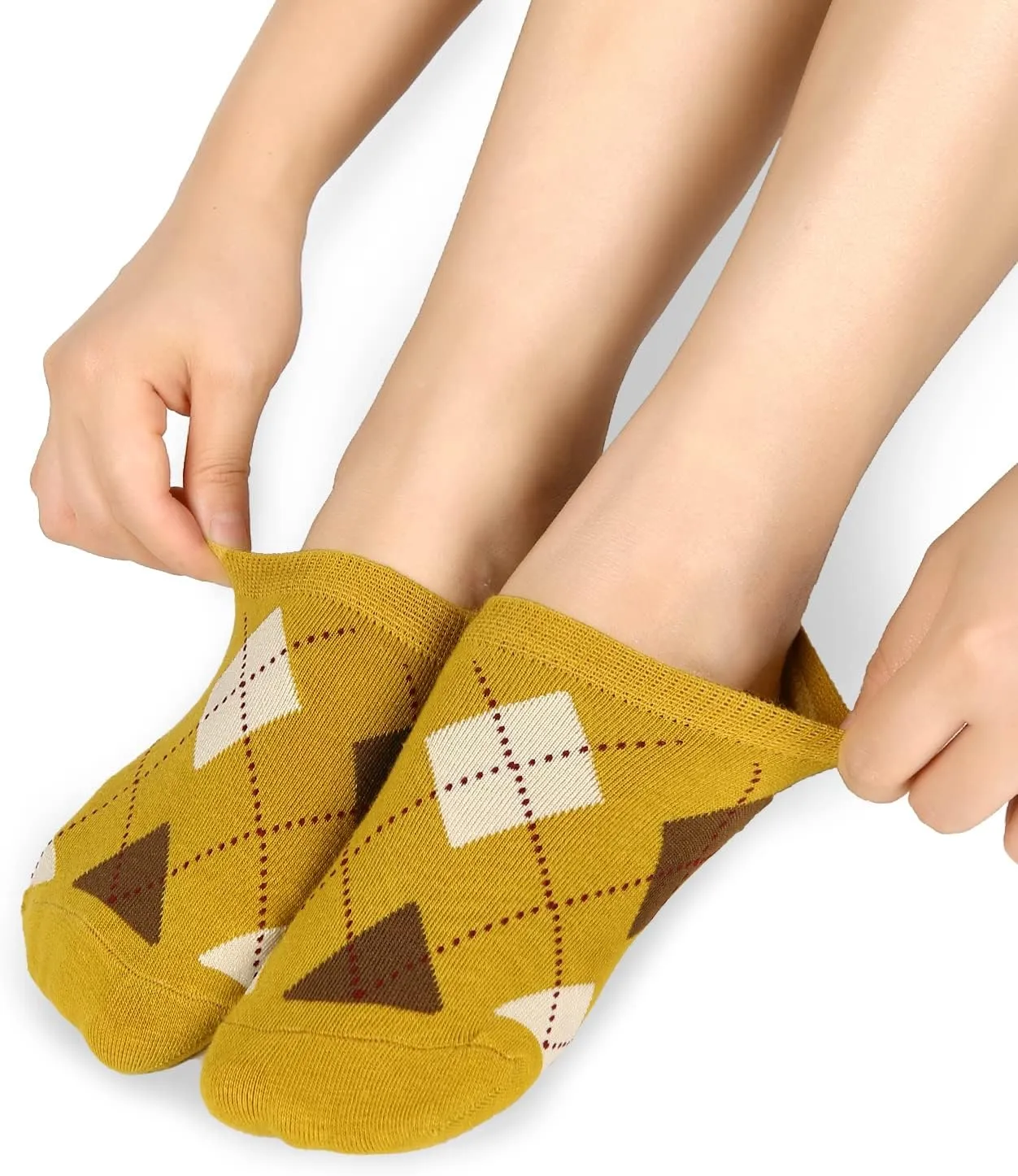 Benefeet Sox Womens Girls Cute No Show Liner Socks Non Slip Funny Patterned Low Cut Socks Novelty Cotton Loafer Footies Sock