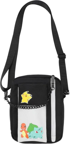 Bioworld Pokemon Characters Mini Messenger Bag With Adjustable Shoulder Strap