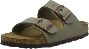 Birkenstock Unisex Arizona Sandal,Stone Birkibuc,36 M EU