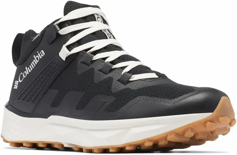 Columbia Mens Facet 75 Outdry Mid Waterproof Hiking Shoe, Black/Light Sand, 11