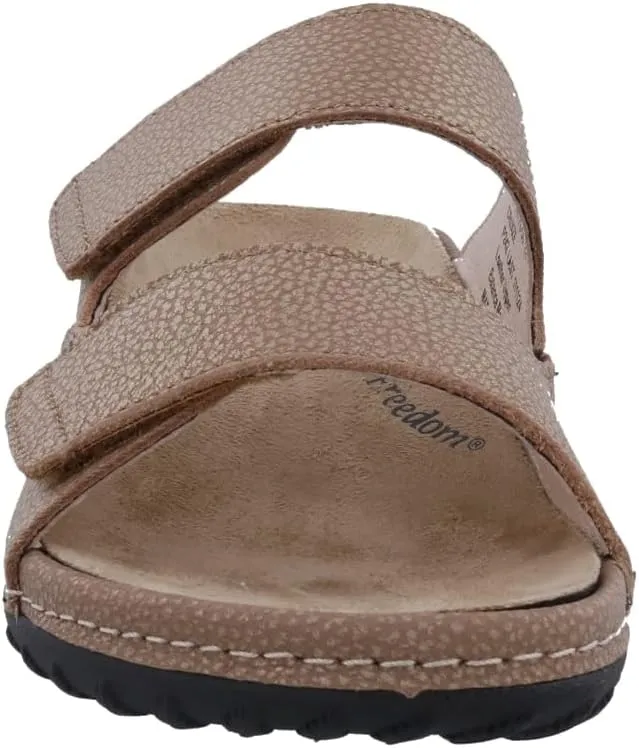 Drew Cruize Women's Barefoot Freedom Casual Sandal Leather Adjustable Strap