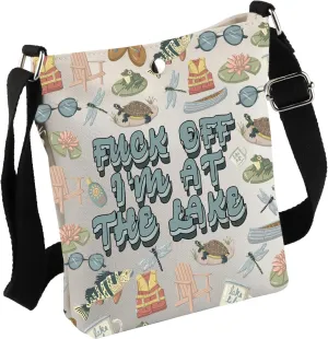 Funny Lake Gift Lake Crossbody Bag Lake Life Gift Lake Lover Gift Lake House Gift Adventure Travel Gift for Hiker Camper