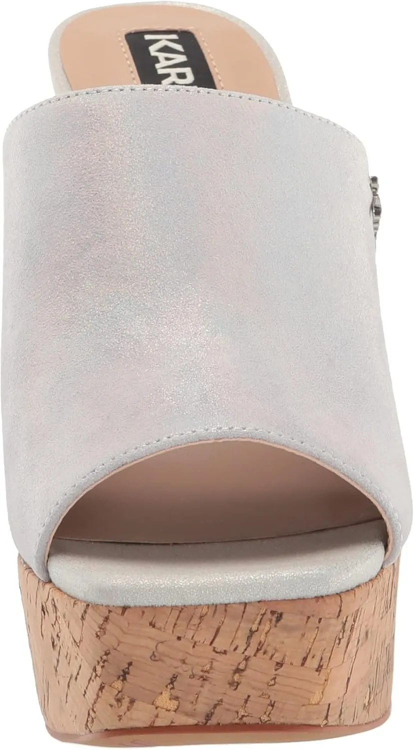 KARL LAGERFELD womens Hensley Plaform Sandal