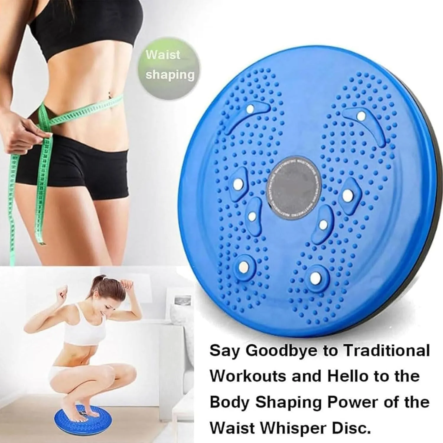 Loovely - Waist Sculptor, 2025 New Lovely Waist Sculptor Twist, Twist Exercise Board 10 Inch, Waist Twister for Exercise, Legs, Buttocks, Hip Exercise, With Handles - Balance Trainer