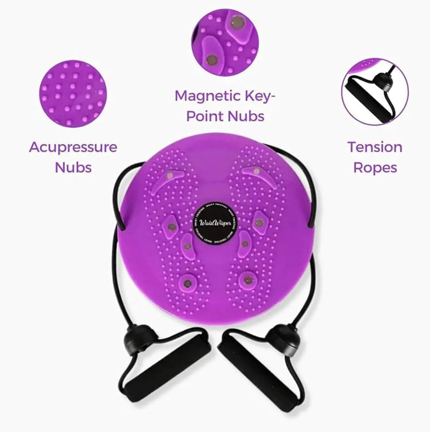 Loovely - Waist Sculptor, 2025 New Lovely Waist Sculptor Twist, Twist Exercise Board 10 Inch, Waist Twister for Exercise, Legs, Buttocks, Hip Exercise, With Handles - Balance Trainer