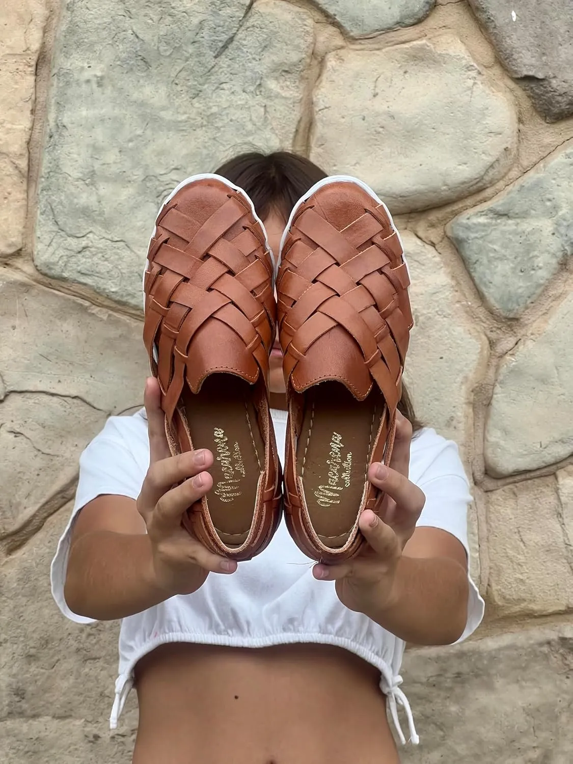 Macarena Collection Sandals women Huarache Sandal Colorful Leather Mexican Style Comfortable skin Model 2215