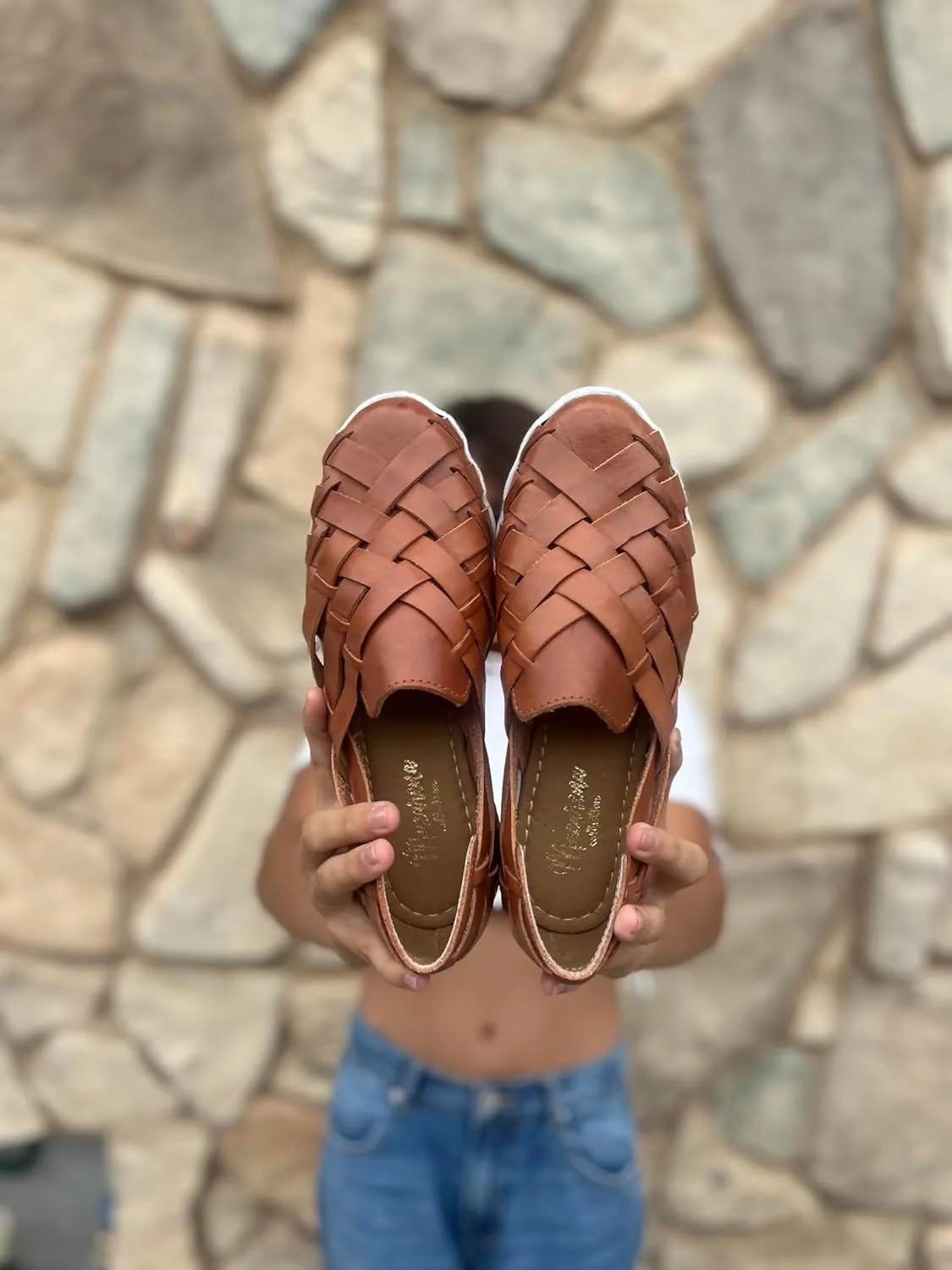 Macarena Collection Sandals women Huarache Sandal Colorful Leather Mexican Style Comfortable skin Model 2215
