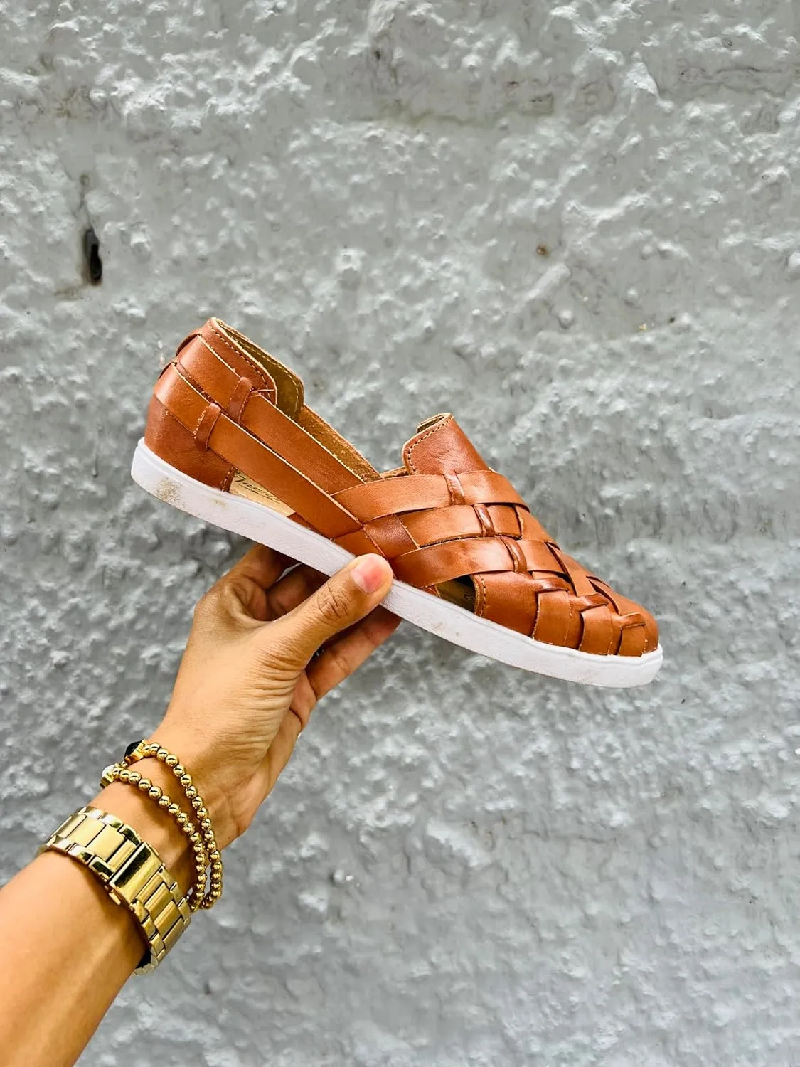 Macarena Collection Sandals women Huarache Sandal Colorful Leather Mexican Style Comfortable skin Model 2215