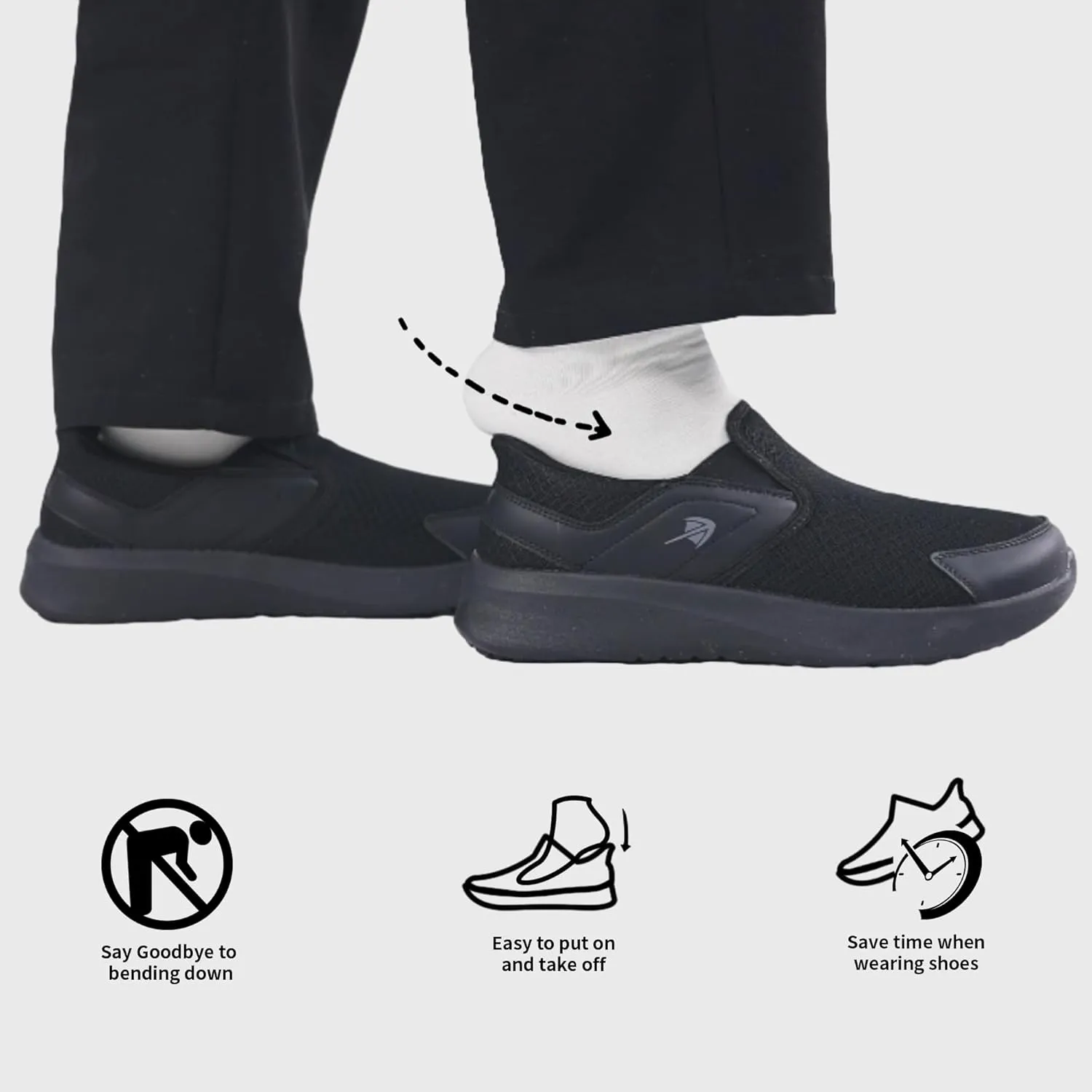 MEHOTO Slip On Loafers | Men's Wide Toe Box Shoes | Zero Drop Sole | Minimalist Sneaker | Comfortable Arch Support Walking Tennis for Plantar Fasciitis Foot Heel Pain Relif Size 7-12