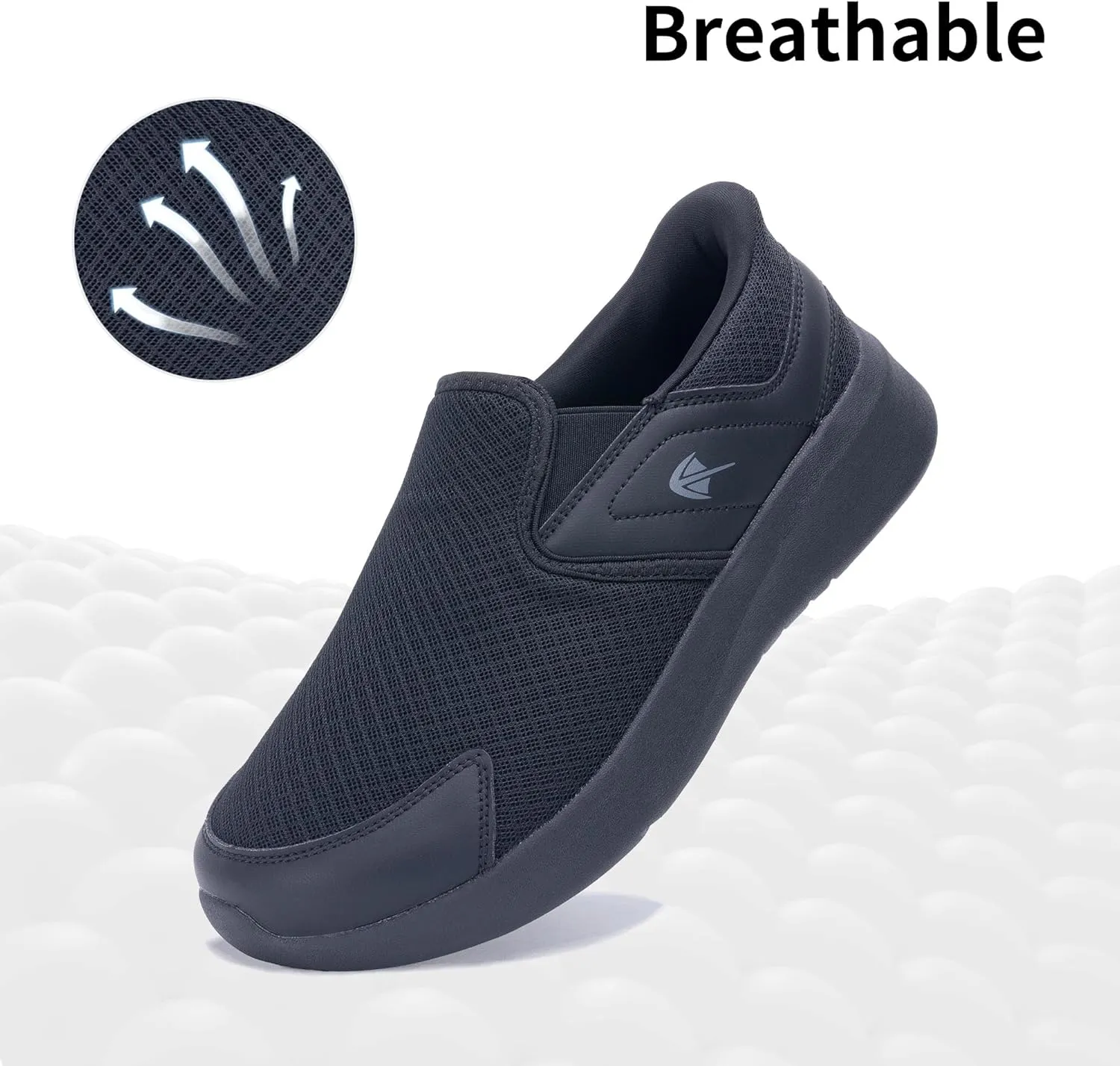 MEHOTO Slip On Loafers | Men's Wide Toe Box Shoes | Zero Drop Sole | Minimalist Sneaker | Comfortable Arch Support Walking Tennis for Plantar Fasciitis Foot Heel Pain Relif Size 7-12