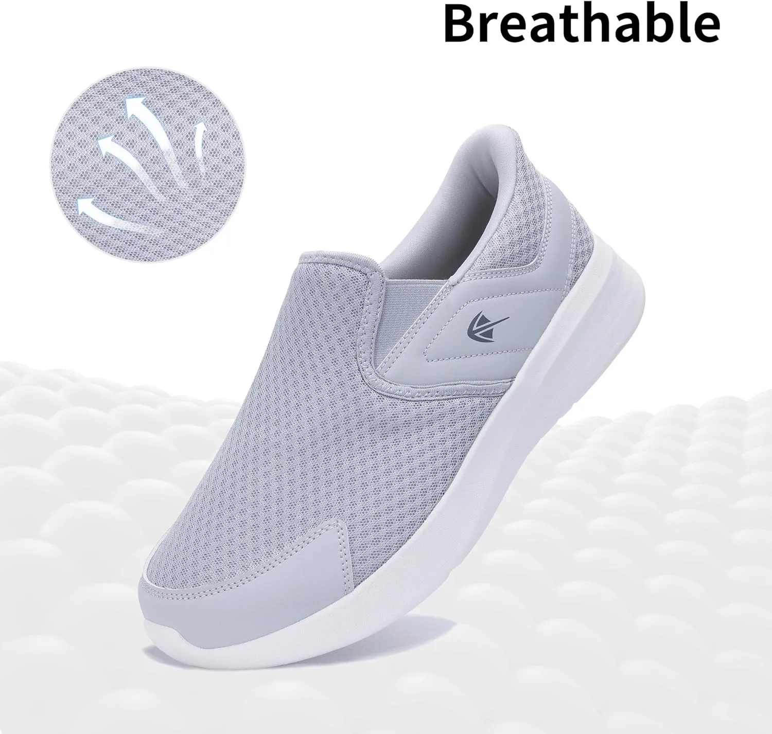 MEHOTO Slip On Loafers | Men's Wide Toe Box Shoes | Zero Drop Sole | Minimalist Sneaker | Comfortable Arch Support Walking Tennis for Plantar Fasciitis Foot Heel Pain Relif Size 7-12