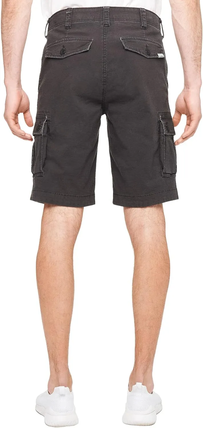 Men's Stretch Caution Ripstop Free-Band Day Hiker Cargo Shorts