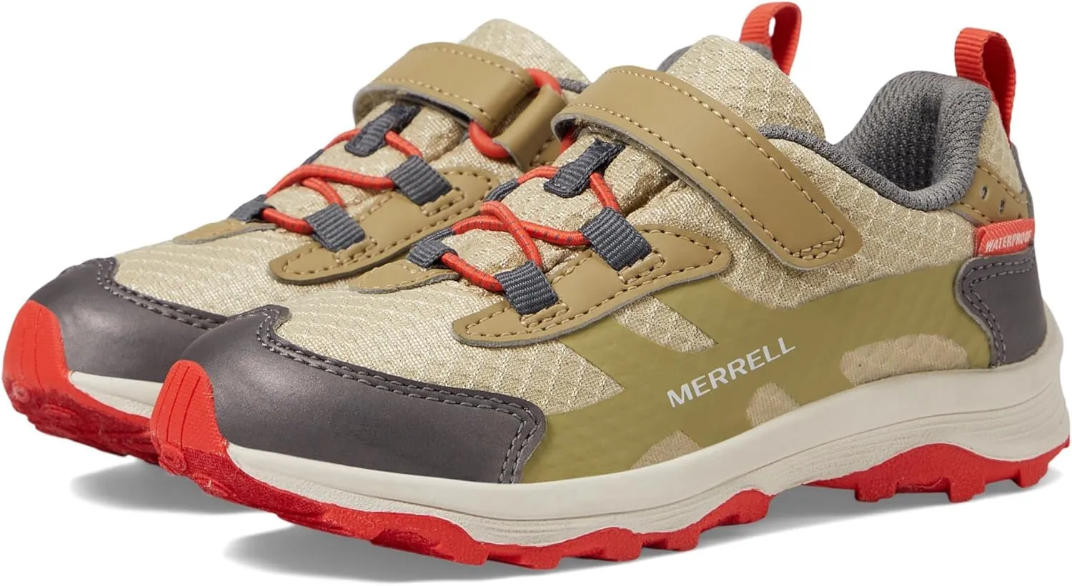 Merrell Unisex-Child Moab Speed 2 Low Alternative Closure Jr Waterproof Hiking Shoe