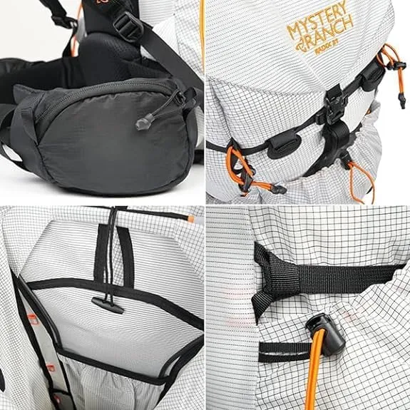 Mystery Ranch Men's Radix 31 White/Hunter Large – Lightweight Hiking Backpack