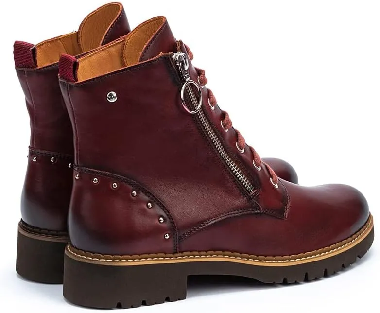 PIKOLINOS Flat Ankle Boots Leather Vicar for Woman