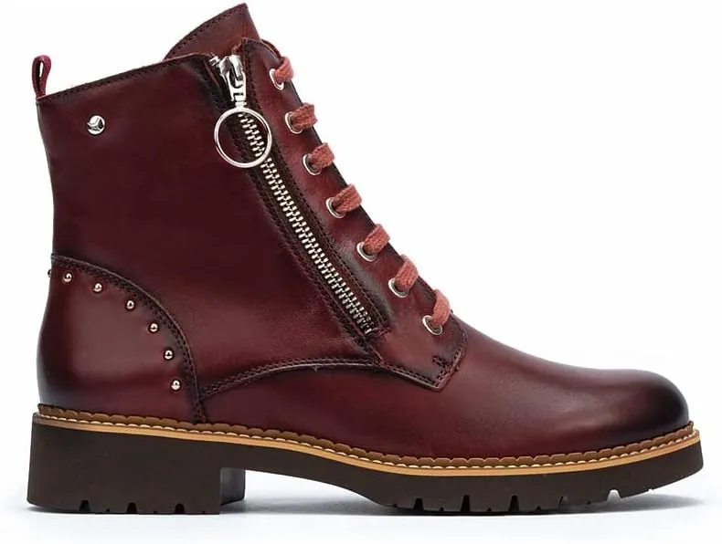 PIKOLINOS Flat Ankle Boots Leather Vicar for Woman