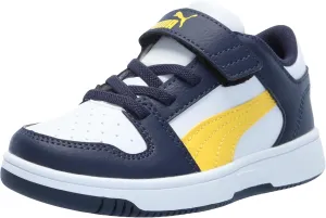 PUMA Unisex-Child Rebound Layup Hook and Loop Sneaker