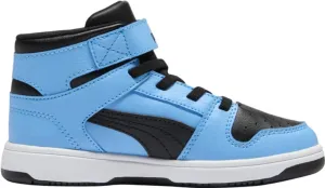 PUMA Unisex-Child Rebound Layup Mid Hook and Loop Shoes Sneaker