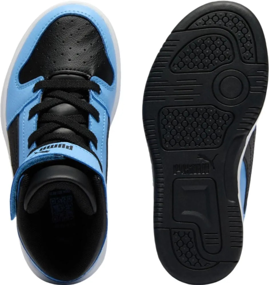 PUMA Unisex-Child Rebound Layup Mid Hook and Loop Shoes Sneaker