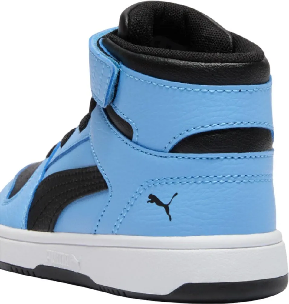 PUMA Unisex-Child Rebound Layup Mid Hook and Loop Shoes Sneaker