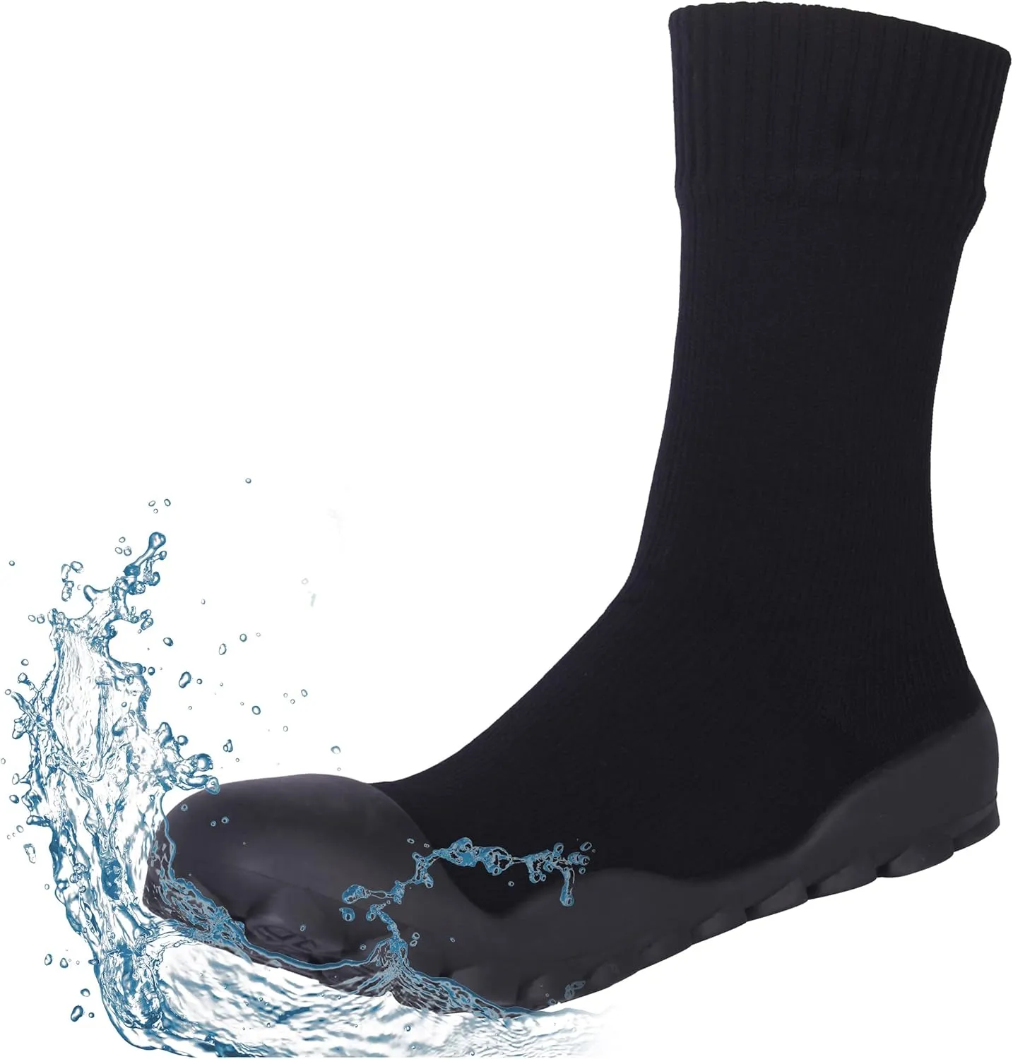 RANDY SUN Waterproof Minimalist Barefoot Sock Shoes for Women and Men, Lightweight Water Shoes with Wide Toe Box