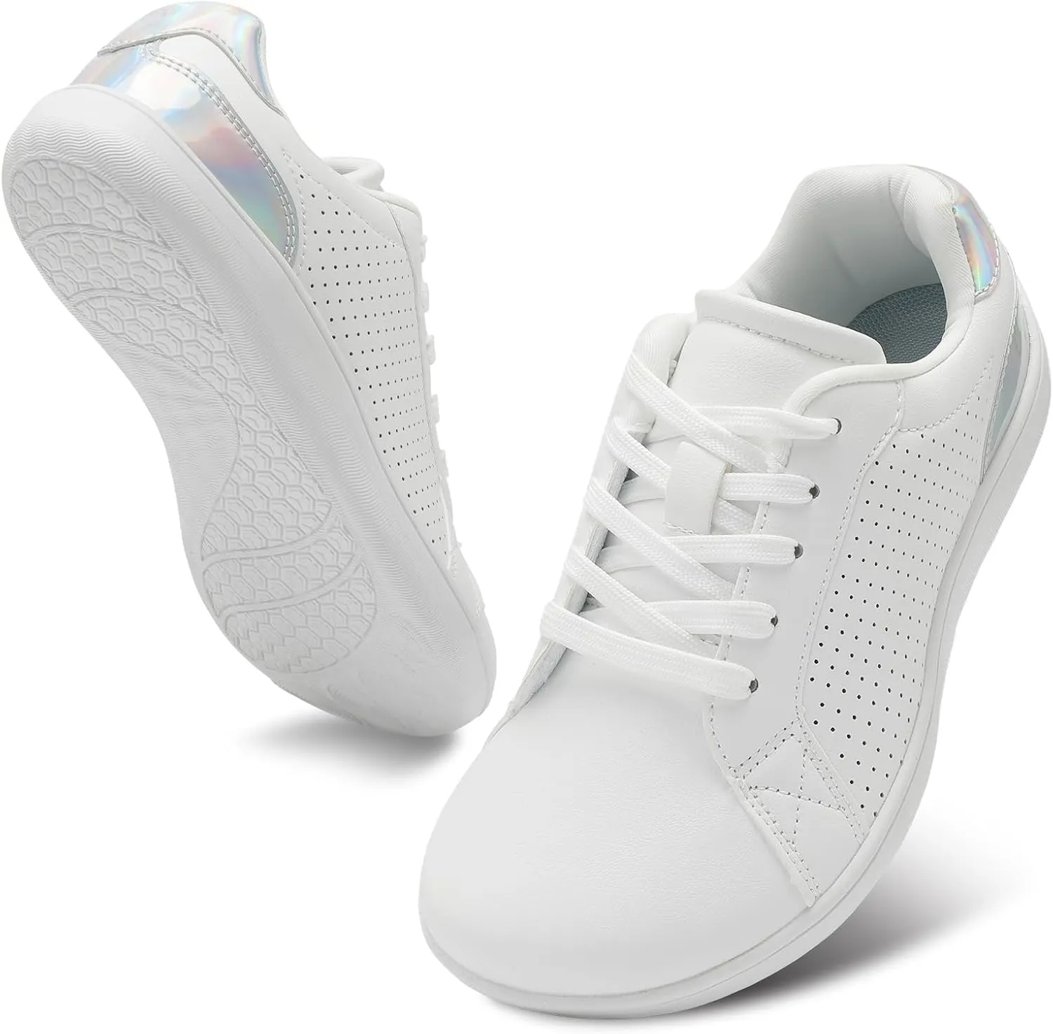 relxfeet Women's Minimalist Barefoot Shoes Zero Drop Walking Shoes Lightweight Fashion Sneakers Wide Toe Box