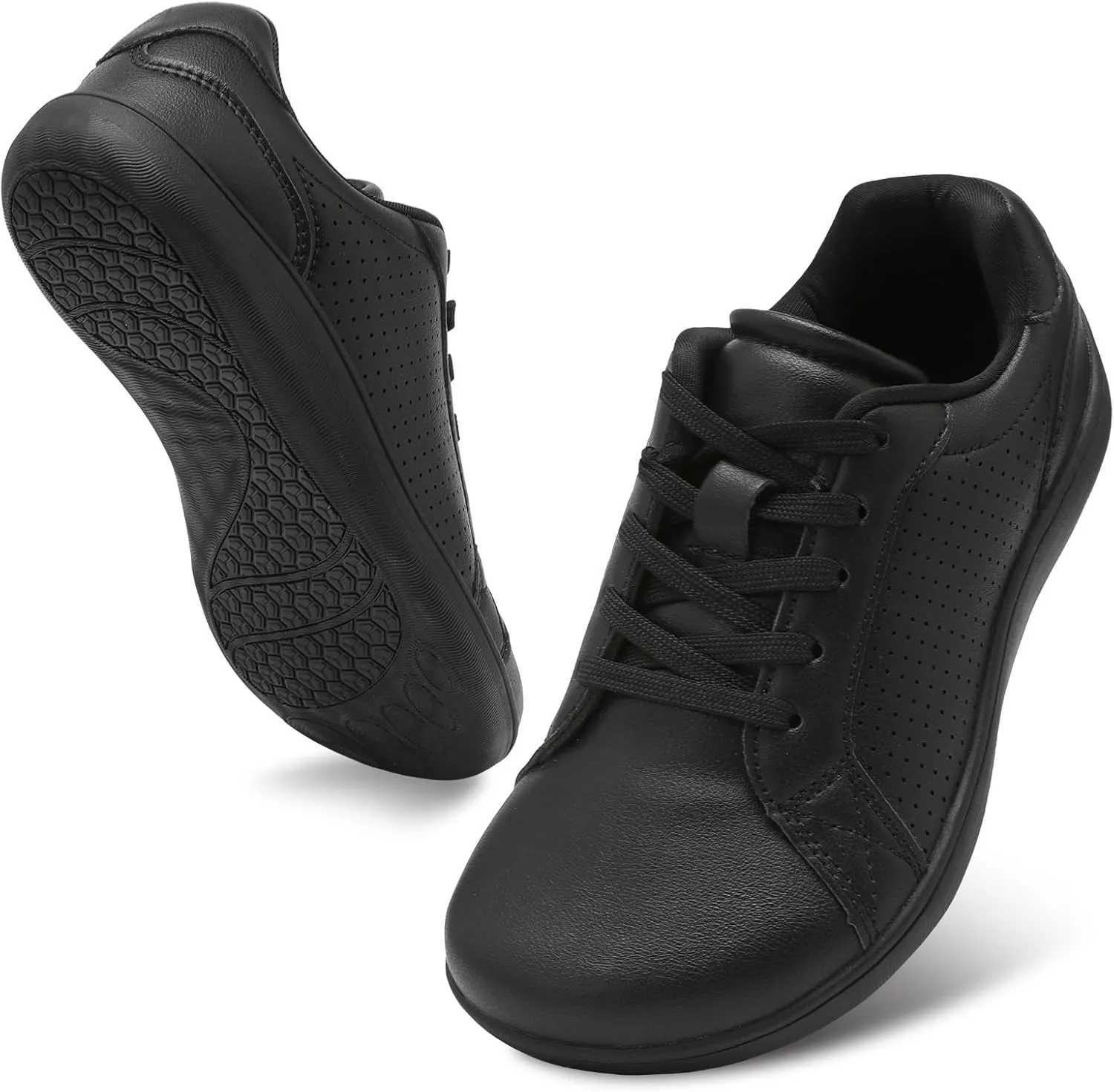relxfeet Women's Minimalist Barefoot Shoes Zero Drop Walking Shoes Lightweight Fashion Sneakers Wide Toe Box