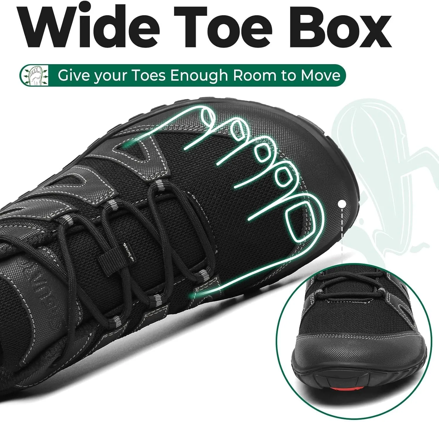SAGUARO Barefoot Shoes Women Men Comfortable Wide Toe Box Outdoor Minimalist Drop Sole Shoes