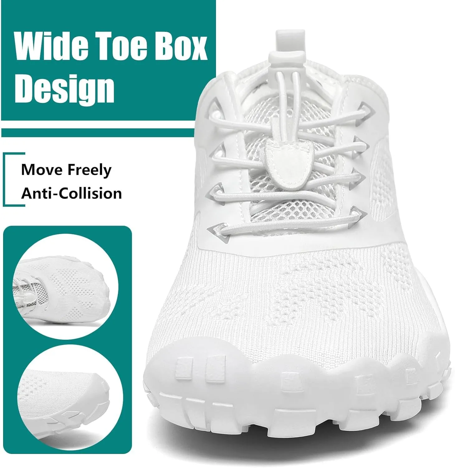 SAGUARO Womens Mens Barefoot Shoes Minimalist Trail Runner Wide Toe Box Zero Drop Outdoor Cross Training Shoe