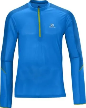 Salomon Men's Trail Runner Long Sleeve Zip Tee