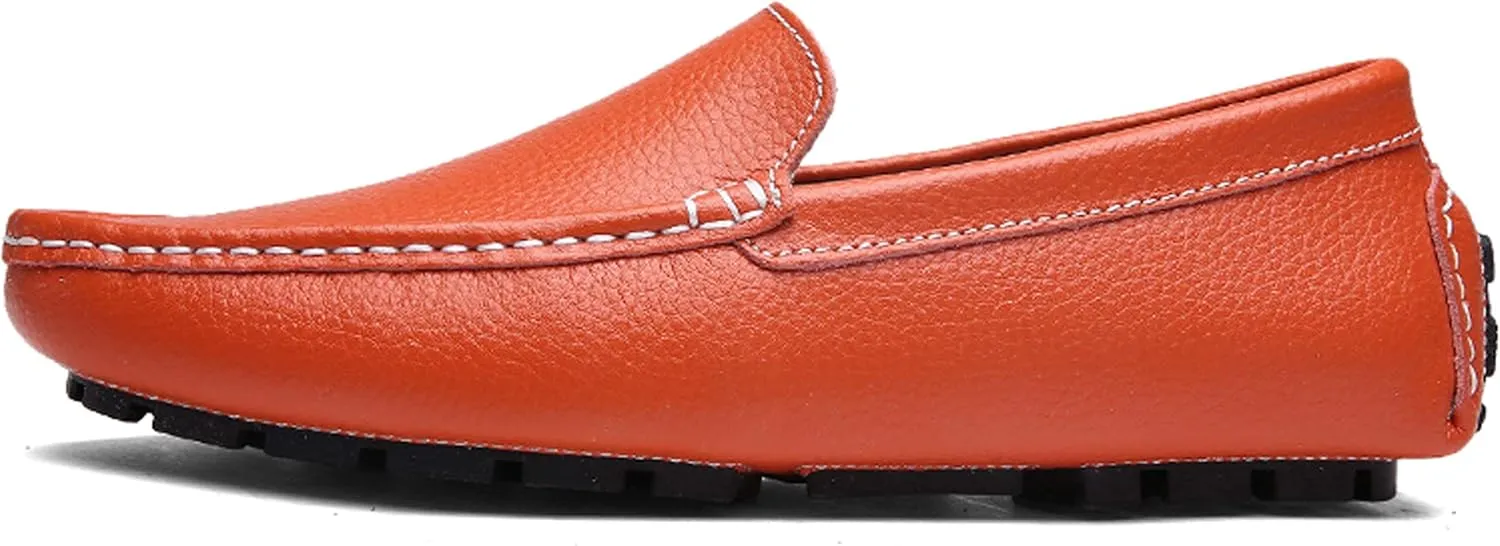 Santimon Mens Casual Loafer Slip-on Moccasin Boat Shoes Flat Driving Shoes