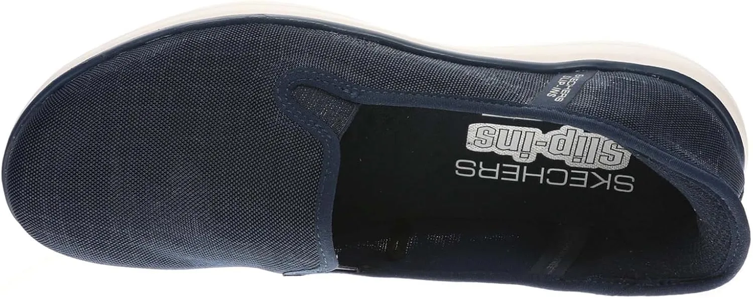 Skechers Women's On-The-go Flex-Radiant Snake Print Skimmer Hands Free Slip-ins Loafer Flat