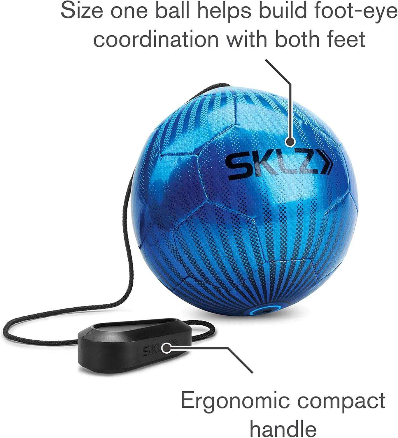SKLZ Star-Kick Solo Soccer Trainer with Size 1 Soccer Ball