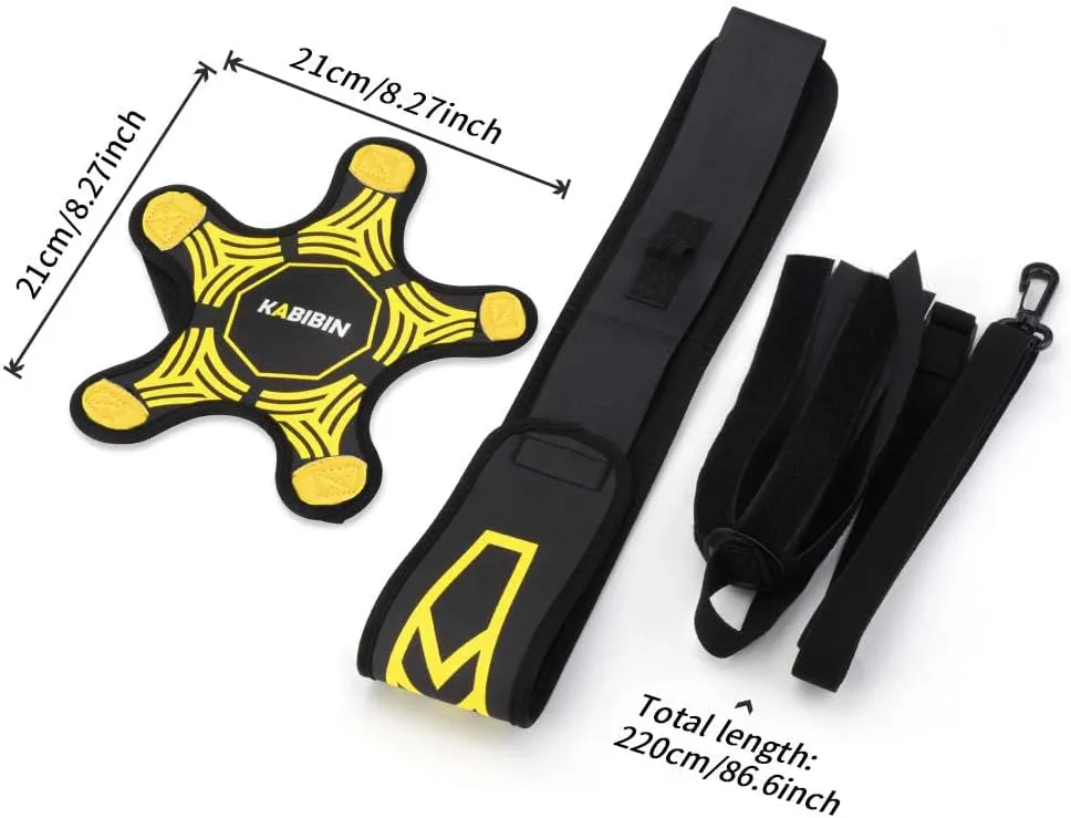 Soccer Ball/Volleyball Training Equipment, Solo Soccer Kick Trainer for Kids Adults, Soccer Practice Aid Bungee Waist Belt