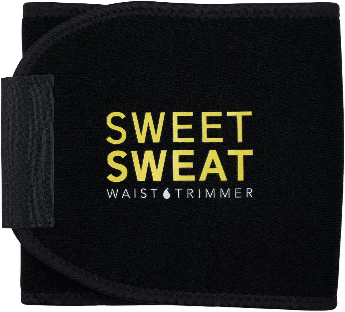Sports Research® Sweet Sweat Waist Trimmer - Premium Sweat Enhancing Fitness Belt for Women & Men - 5 Adjustable Sizes