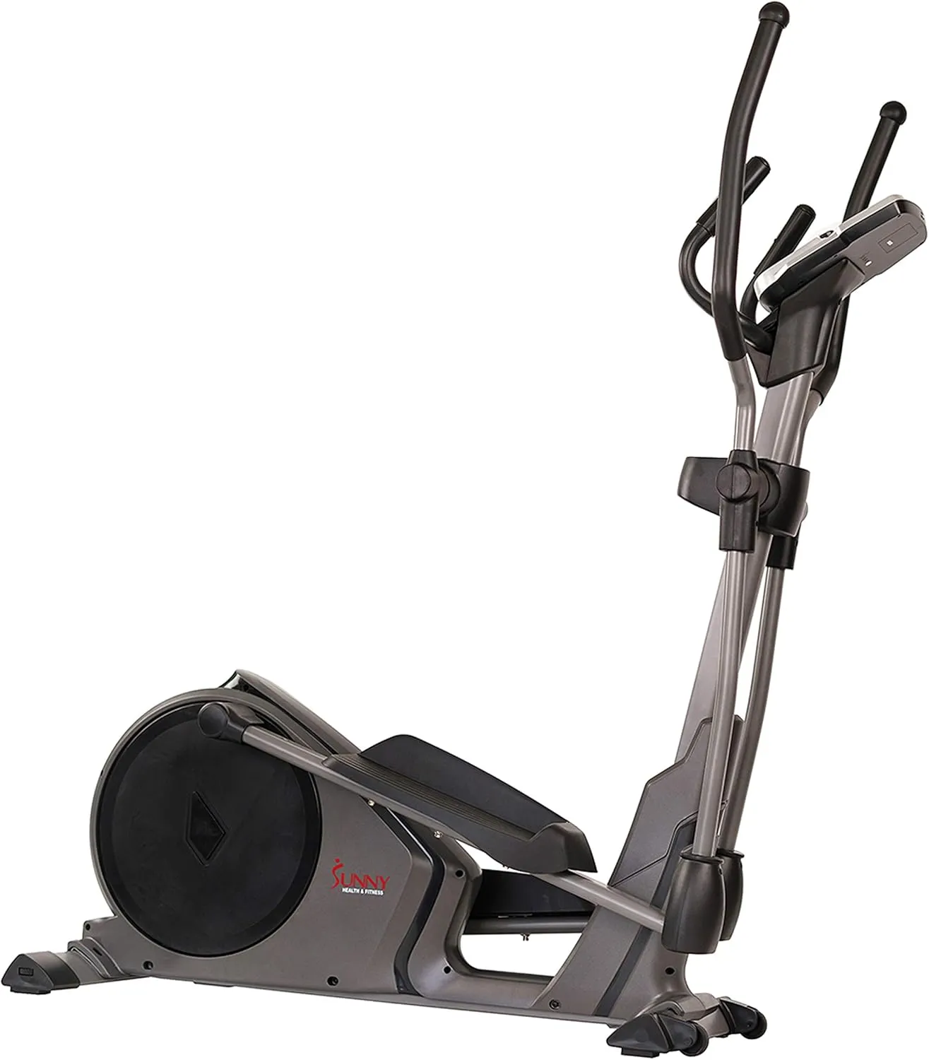 Sunny Health & Fitness Programmable 16 Electro-Magnetic Elliptical Cross Trainer Exercise Machine, Full-Body Cardio Equipment w/ 24 Pre-Built Workouts, 330LB Capacity,Optional Free SunnyFit App Link