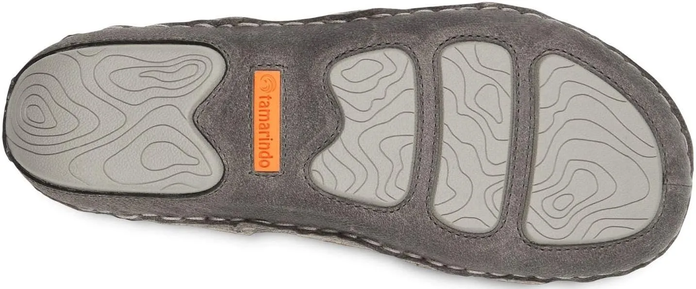 Tamarindo Discovery Men's Leather Sandal - Adjustable 2-Strap Shoe Full Grain Slip-On