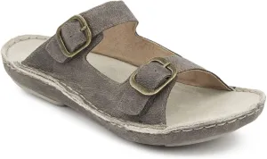 Tamarindo Discovery Men's Leather Sandal - Adjustable 2-Strap Shoe Full Grain Slip-On