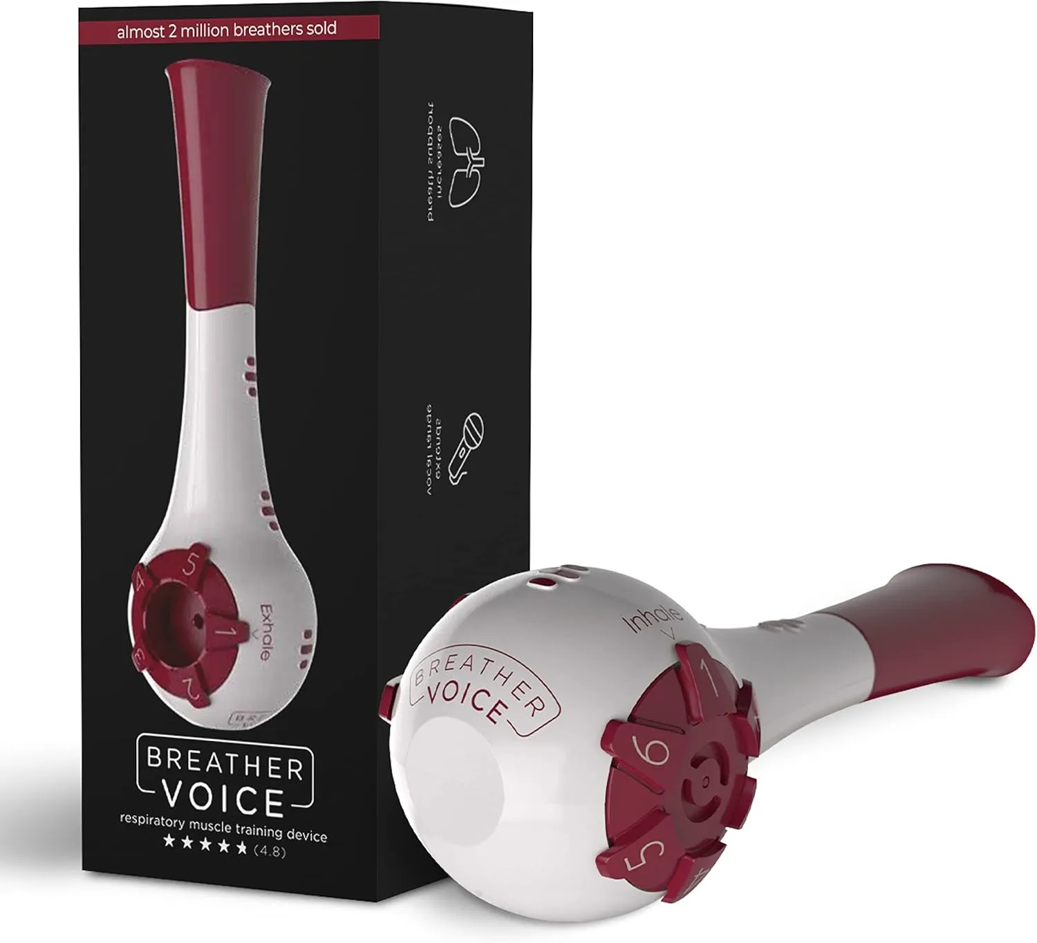 The Breather Voice | Respiratory Breath & Lung Trainer | Strengthen Your Breath Control & Elevate Your Singing Performance