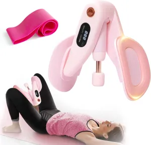 Thigh Master [2025 Upgraded], LED Pelvic Floor Exercise Devices, 10-78LB Thigh Master Thigh Exerciser, 360° Inner Thigh Exerciser, Hip Trainer Kegel Excerciser, Resistance Band